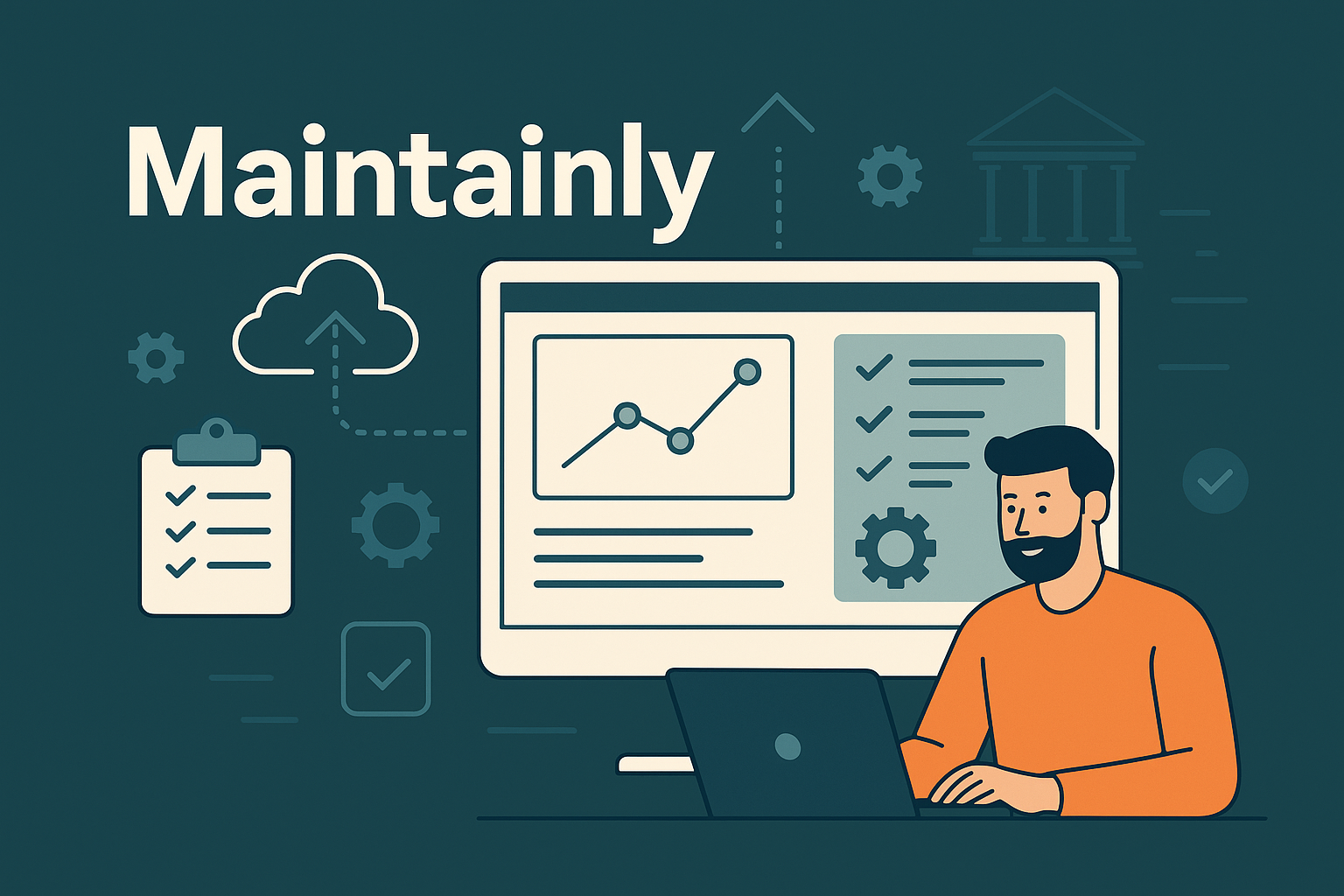 Maintainly CMMS charts graphic