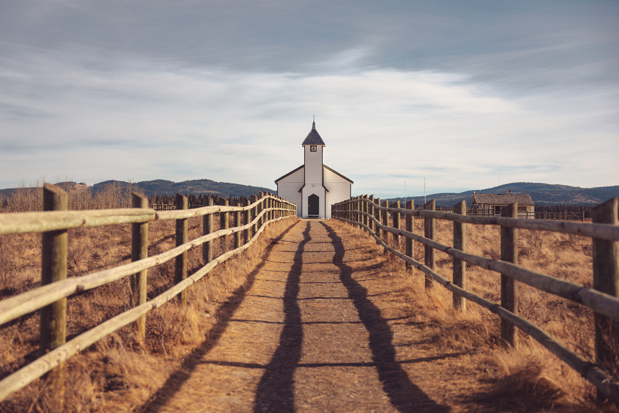 Beautiful rurl church with pathway leading to it | Maintenance Management