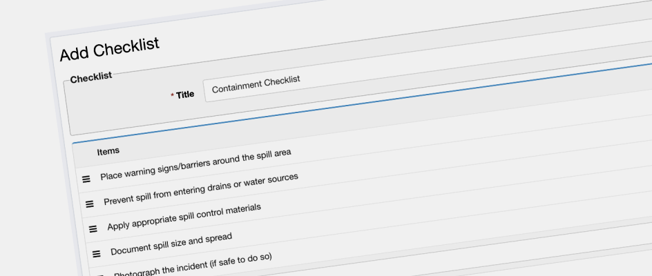 CMMS checklists by Maintainly