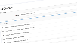 CMMS checklists by Maintainly
