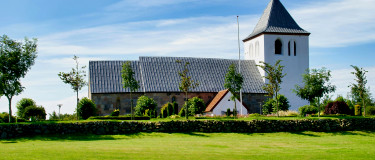 Church in Green Summer Landscape