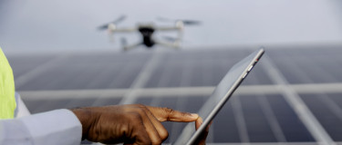 Drone footage for maintenance of solar farm | CMMS