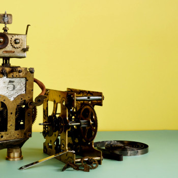 machine in the shape of a human