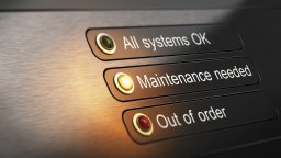 Board displays maintenance staus of equipment | CMMS