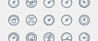 CMMS | A series of metric reading icons