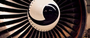 close up of a plane engine rotor | Predictive Maintenance