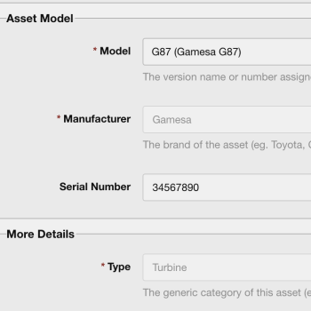 Asset manufacturer and model details | Maintainly