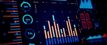 Stats and graphs displayed on a screen | Maintenance Stats