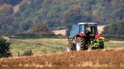 Tractor stopped on hillside | Maintenance